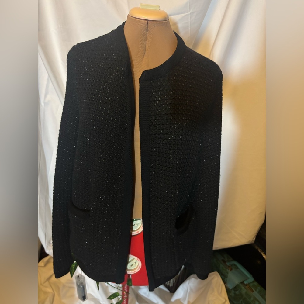 Ann Taylor Sparkled Knit Jacket - Picture 3 of 8